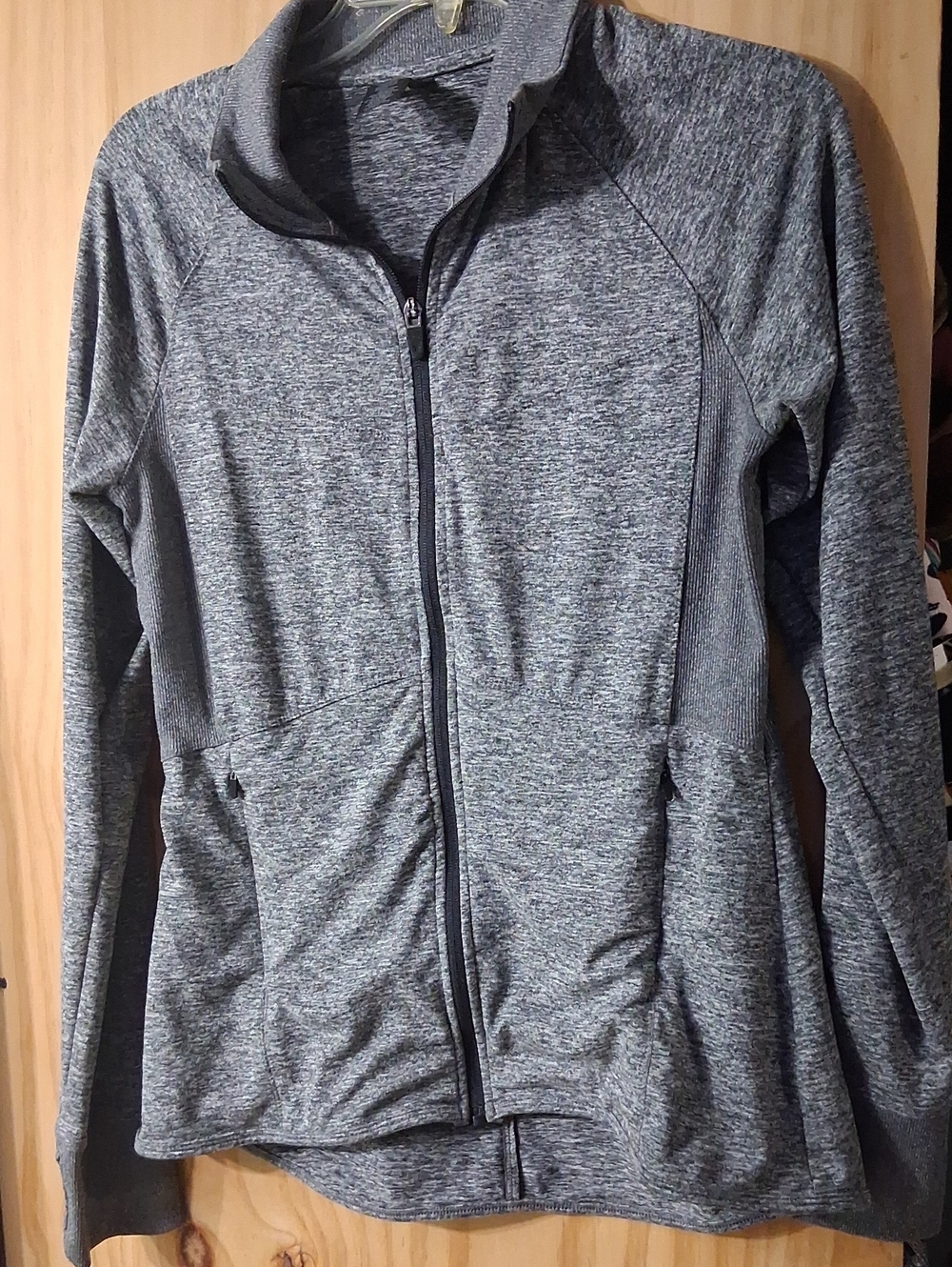Champion Heather Gray Full-Zip Utility Jacket